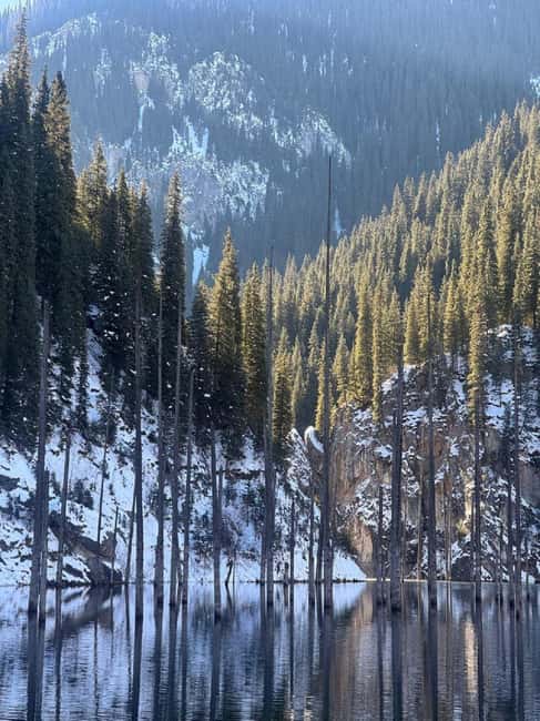 Almaty 1-Day Tour: Kolsay, Kaindy & Charyn Black Canyon - Kolsay Lake: mountain scenery with only an hour to spare