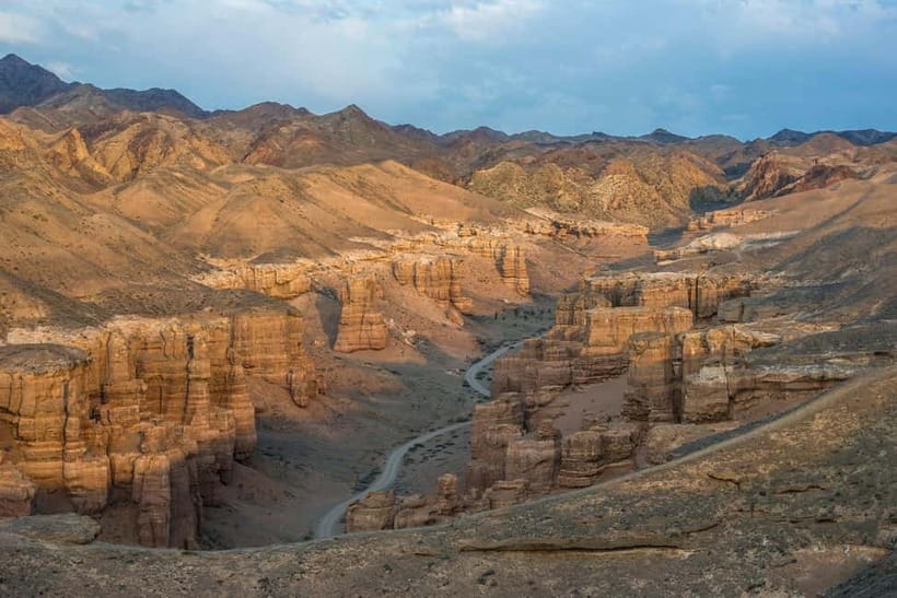 Almaty: Charyn Canyon, Kolsai & Kaindy Lakes Tour - Black Canyon: a brief but worthwhile stop