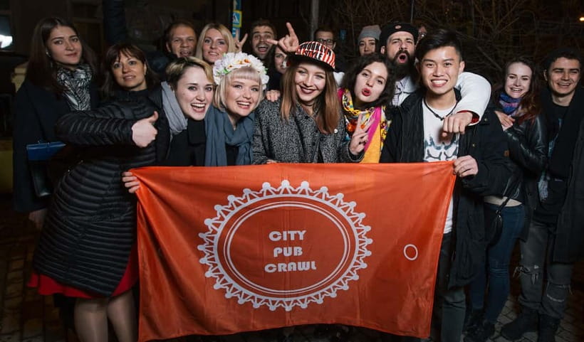 Almaty: Guided Bar Crawl with Shots - The final bar and included nightclub entry