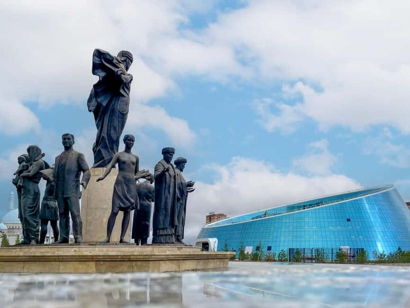 Astana City Tour: Certified Guide+Winetasting+All Inclusive - The Palace of Peace and Reconciliation is a quick architectural pause