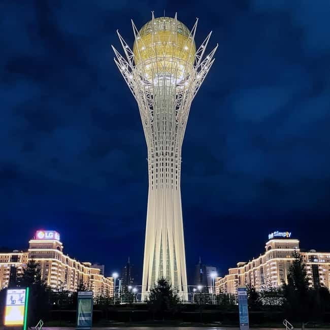 Astana City Tour: Explore Night City with a Certified Guide - Baiterek Tower gives you the classic Astana view