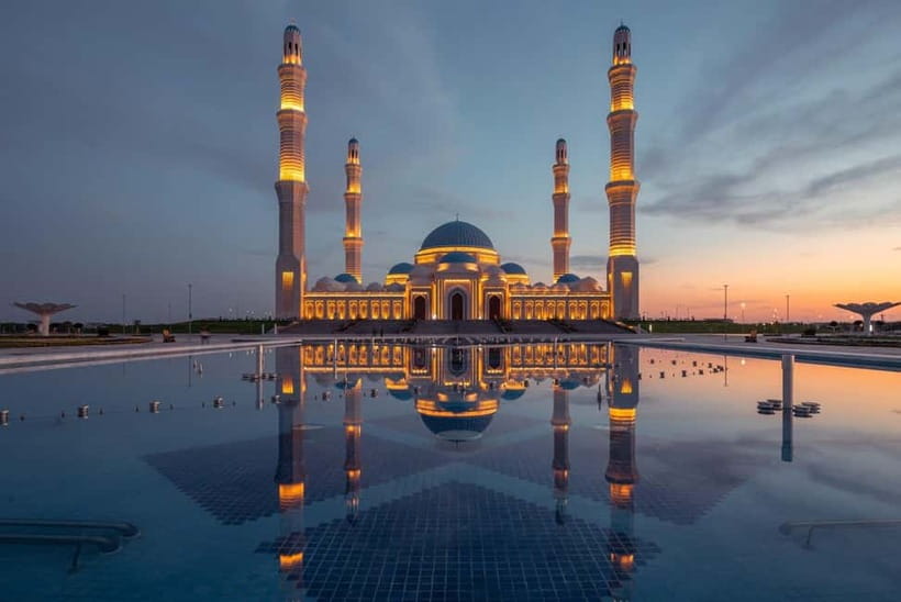 Astana City Tour: Explore Night City with a Certified Guide - Khan Shatyr mixes shopping and spectacle