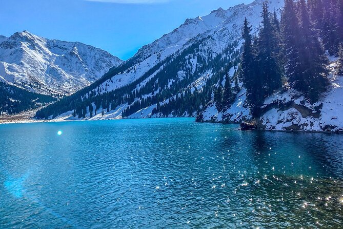 Big Almaty Lake tour by hiking - Reaching the turquoise water at 2,800 meters