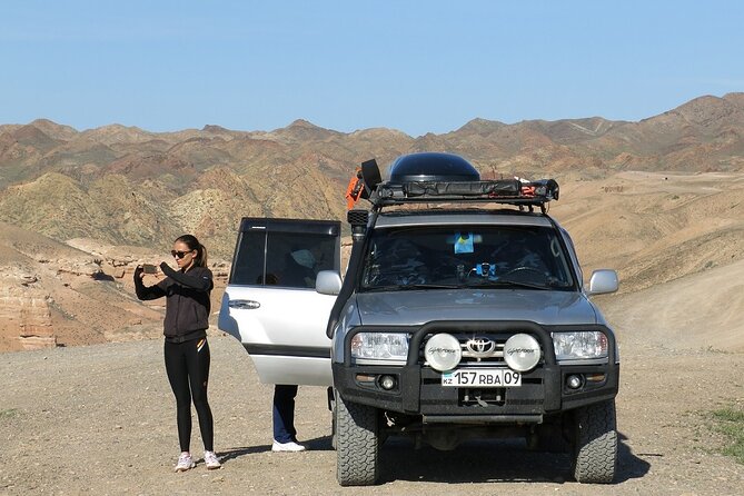 Discovering 6 Stunning Sights on Private Tour of Charyn Canyon - Moon Canyon at 1:00 in the afternoon