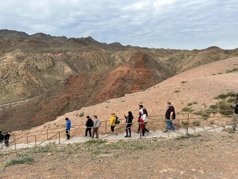 From Almaty: Charyn Canyon Full-Day Trip with Boxed Lunch - The three-hour ride from Almaty