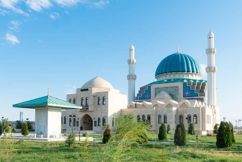From Shymkent: Turkestan and Otrar Day Tour with Guide - Karavansaray and Turkestan’s modern showpiece