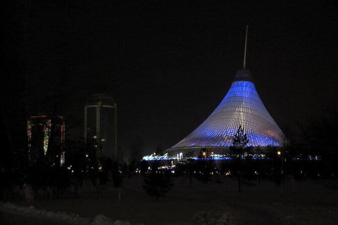 Guided Night Time Tour of Astana in a Private Car - Hazret Sultan Mosque and the city’s religious character