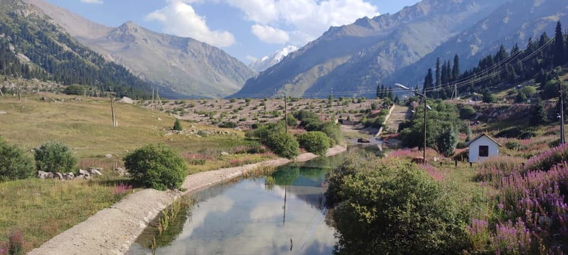 Hiking to the magical Big Almaty Lake - Reaching Big Almaty Lake