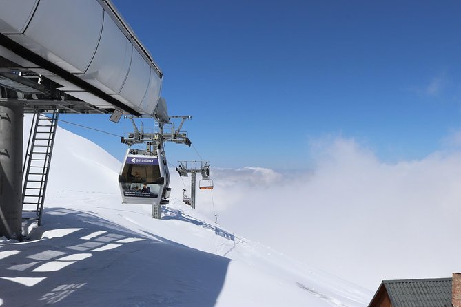 Medeu and Shymbulak ski resort private excursion - Cable cars through the gorge to Shymbulak