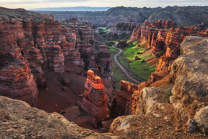 Personalized guided Car Tours to Charyn Canyon & Kolsay Lake - The road from Charyn to Kolsay